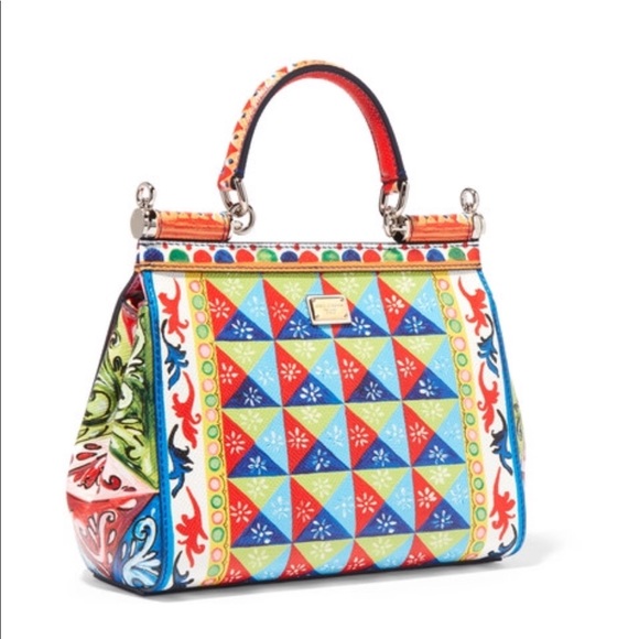 Dolce & Gabbana Sicily Small Printed Texturedleath - Picture 4 of 16